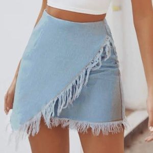 Denim skirt
